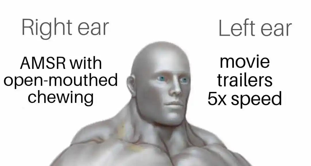 Asmr 5x movie trailers meme in two ears