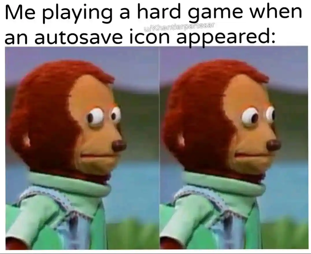 Awkward monkey puppet meme sees autosave