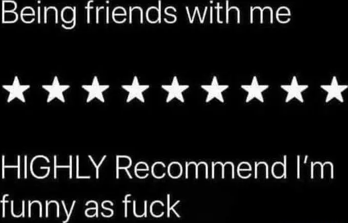 9Star friend meme highly recommend funny