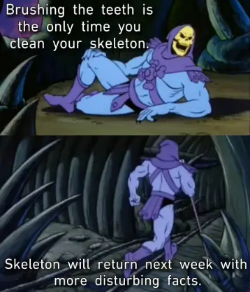 Skeletor meme shares fun skeleton facts