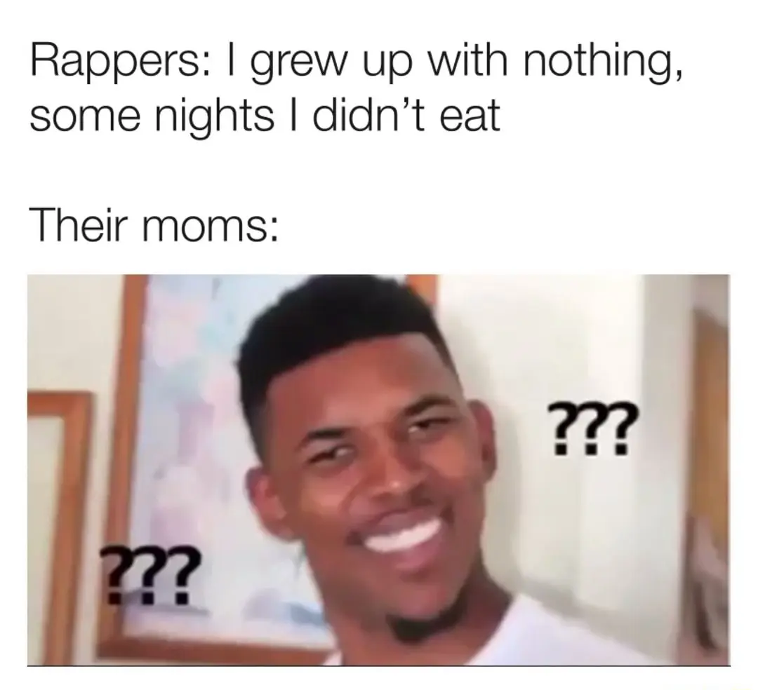 Confused nick young meme moms doubt rappers stories