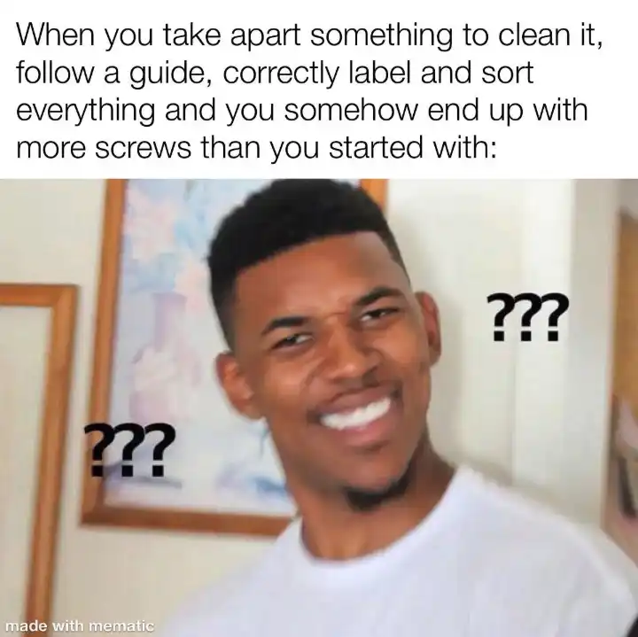 Confused nick young meme confused by extra screws