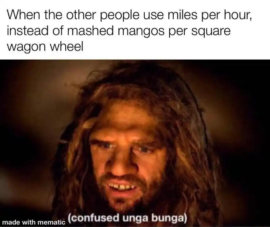 Confused unga bunga meme confused by units
