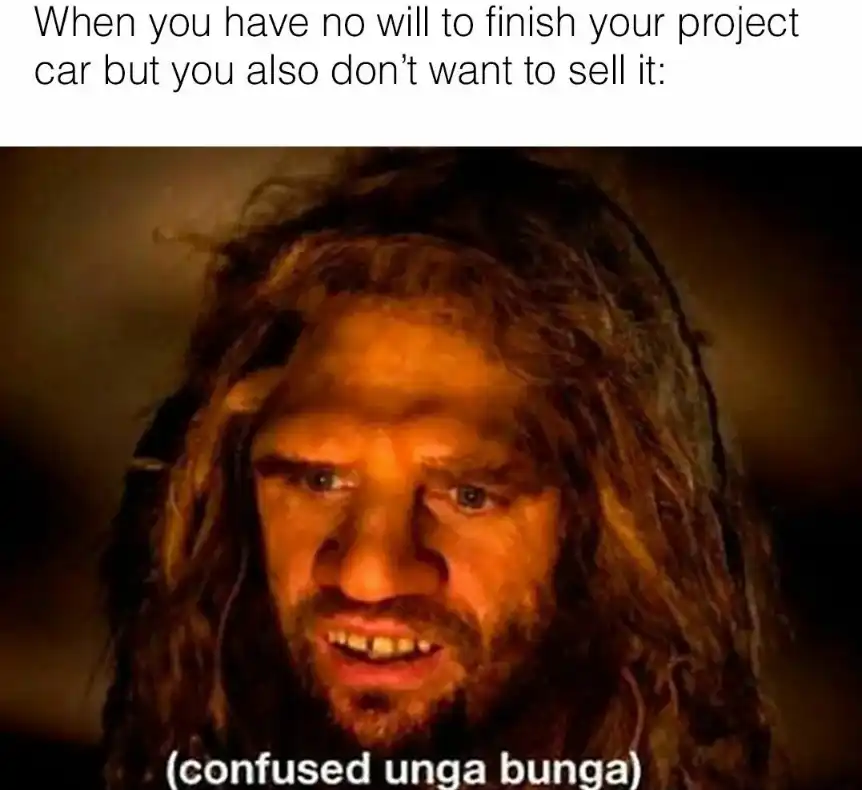 Confused unga bunga meme project car woe