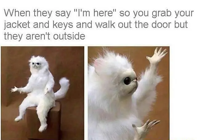 White monkey meme shrug no one outside