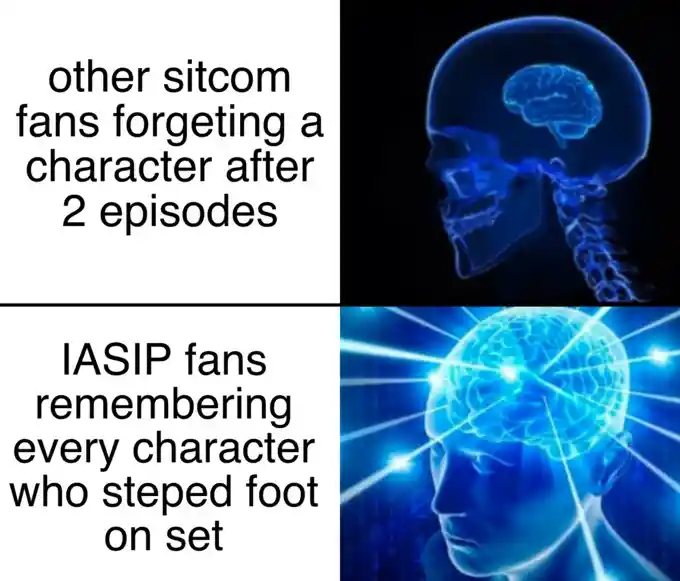Galaxy brain meme Iasip fans remember all show characters