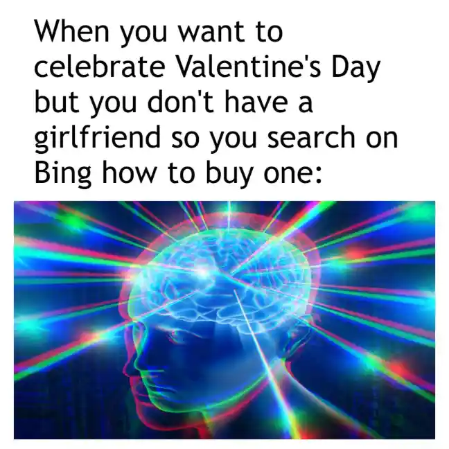 Galaxy brain meme search bing to buy girlfriend