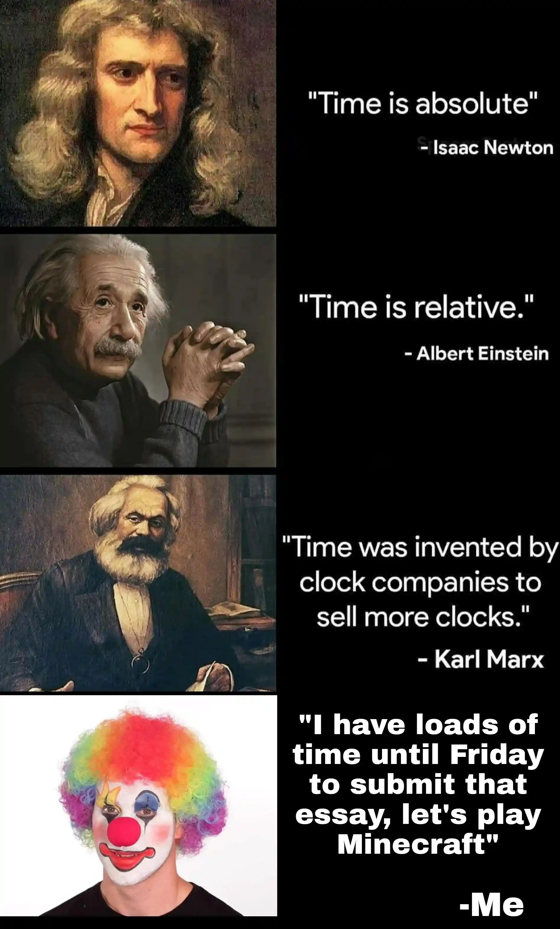 Time theory meme skip essay play games