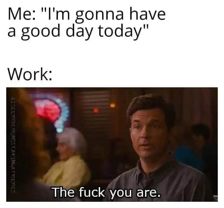 I plan to have good day work meme ruins your nice day