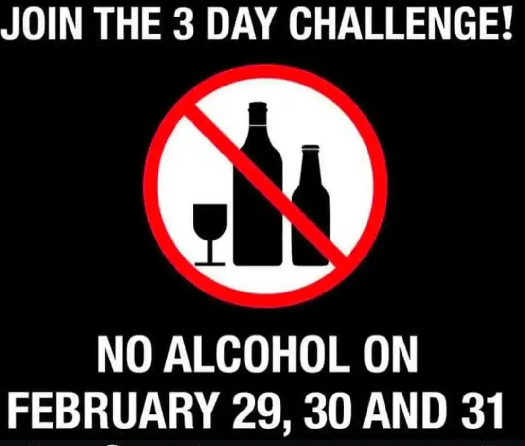 No alcohol february meme funny challenge