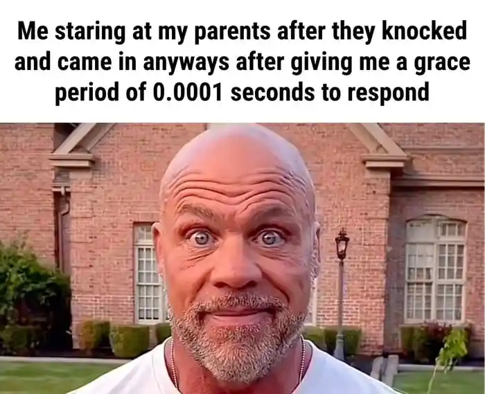 Kurt angle stare meme staring at parents