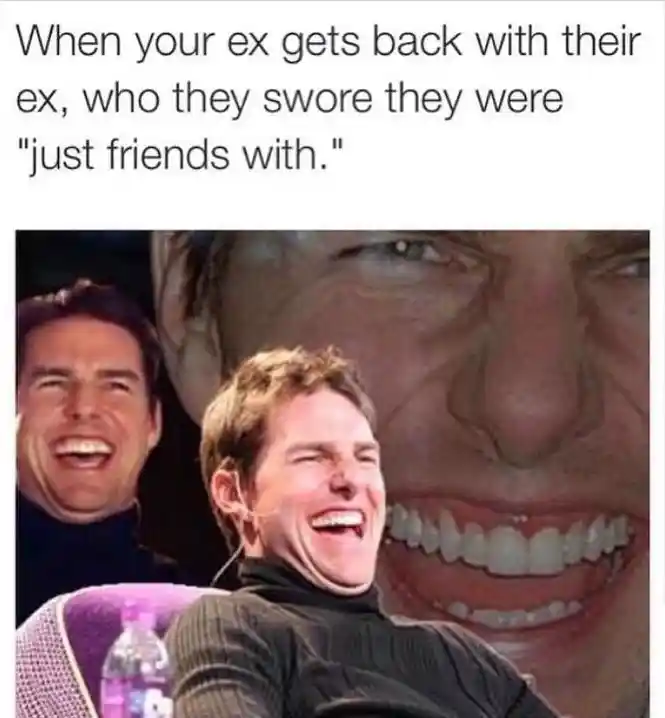 Laughing tom cruise meme laugh at ex lie
