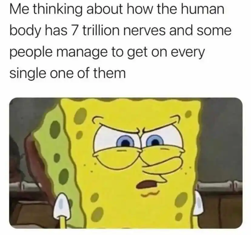7 trillion nerves meme annoyed by others
