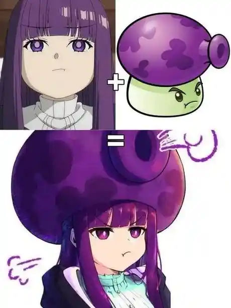 Fern puff shroom meme make funny hybrid