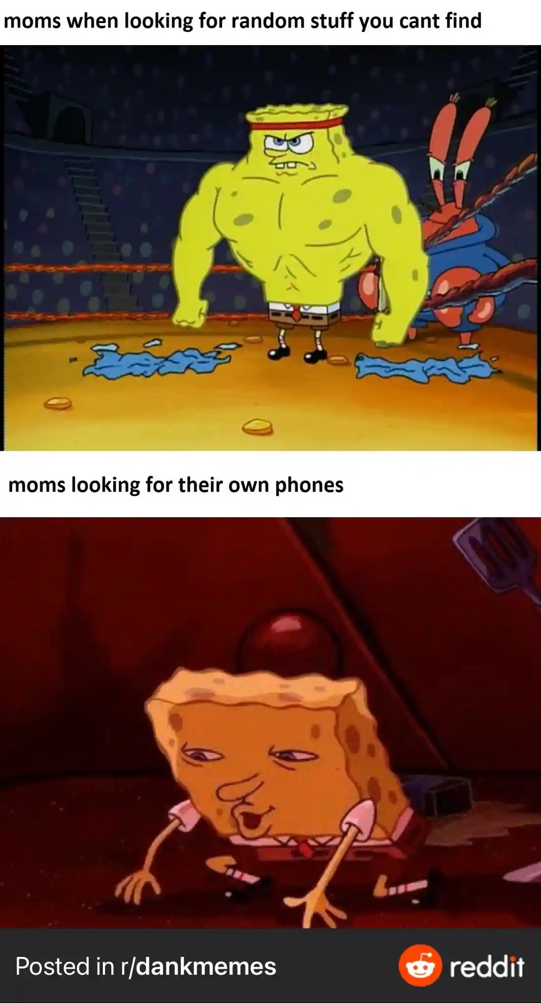 Moms lost items meme show funny contrast