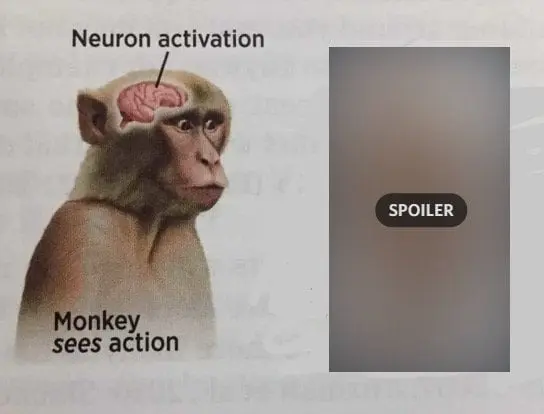 Neuron activation meme reacts to spoiler