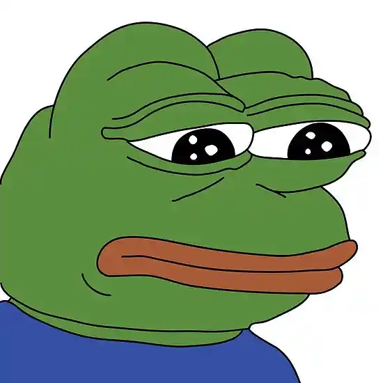 Sad Frog meme template