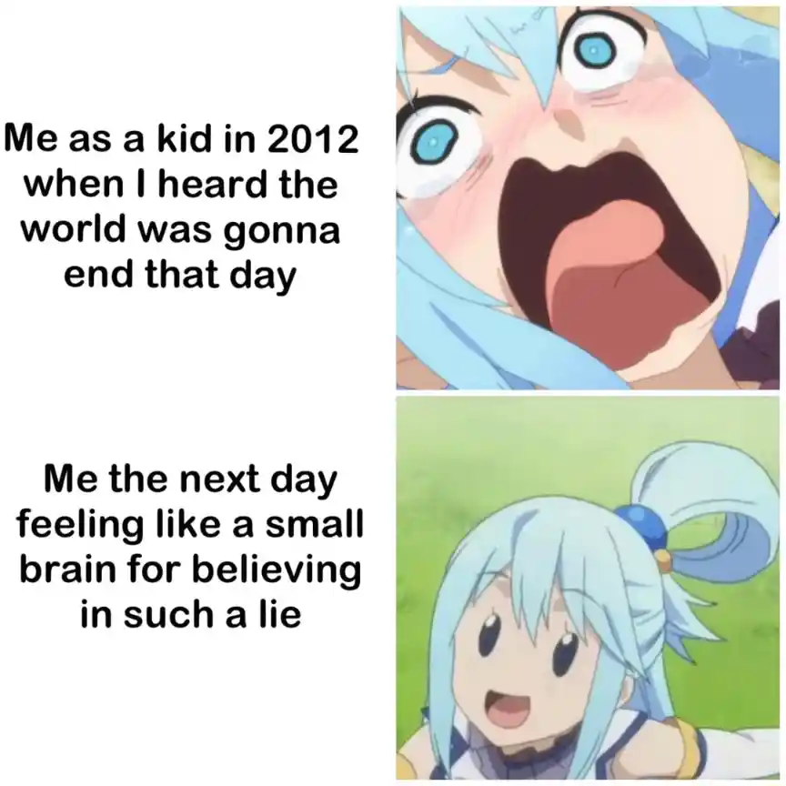 Screaming aqua meme 2012 doomsday panic