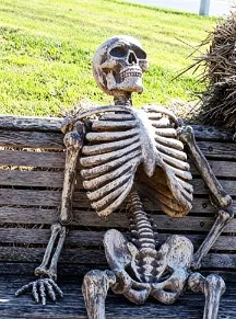 Skeleton waiting meme