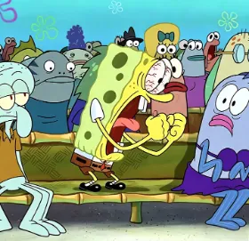 Spongebob screaming meme