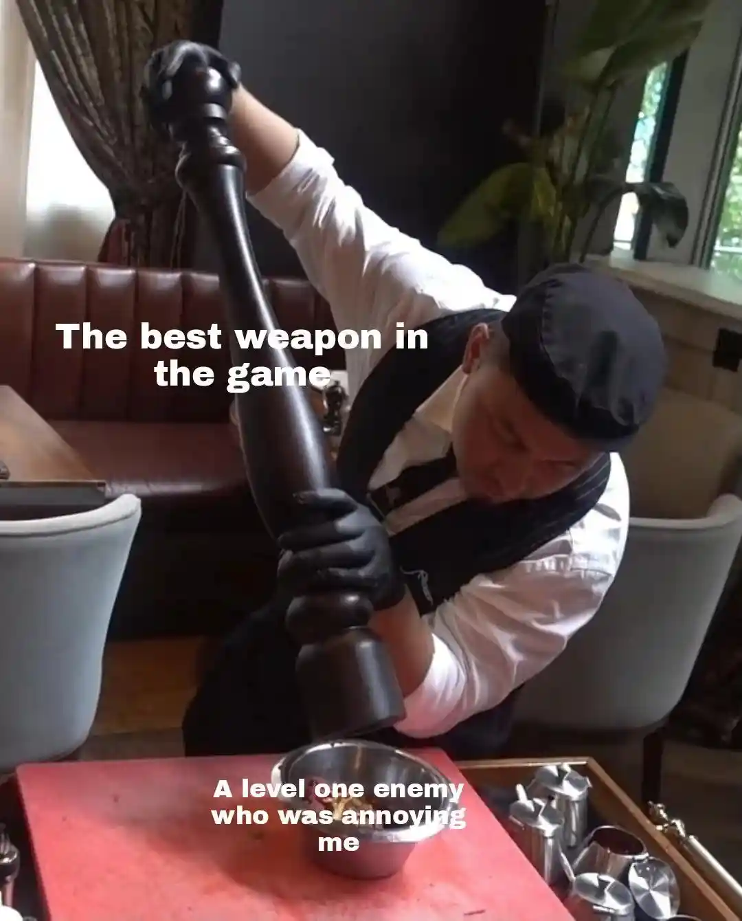 Big pestle meme crush annoying level one enemy