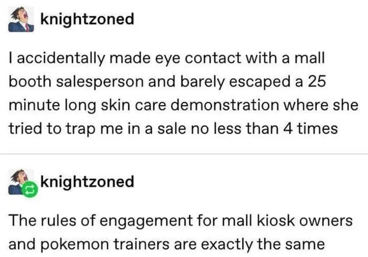 Mall kiosk pokemon trainer meme funny