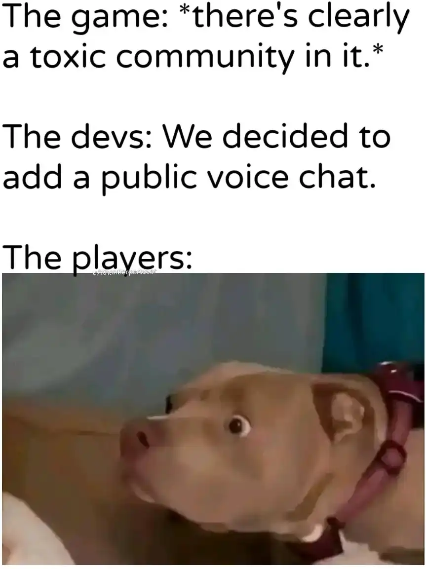 Toxic game community meme players stunned