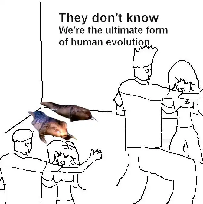 They don't know meme on human evolution