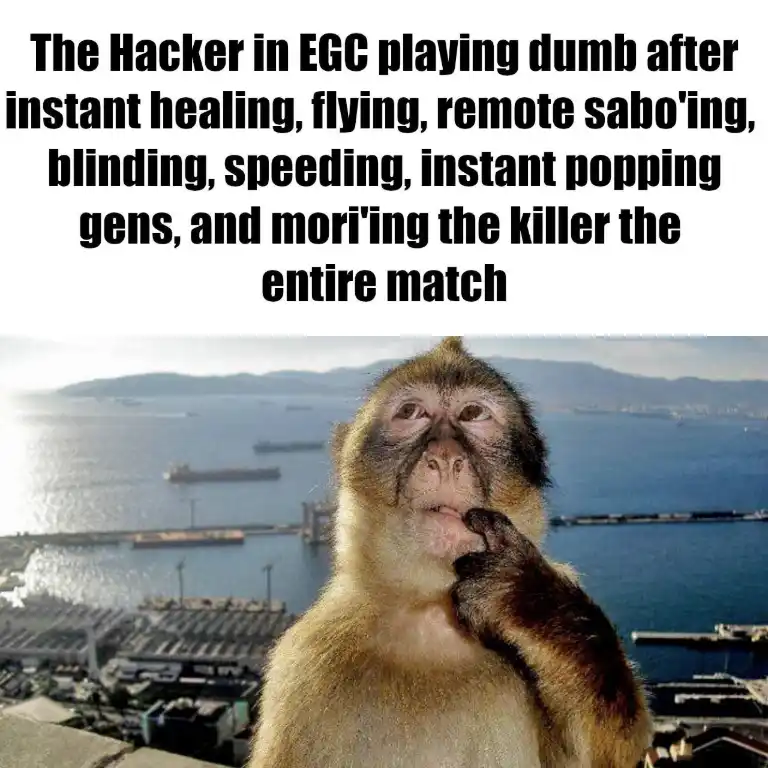 Thinking monkey meme play dumb post hack