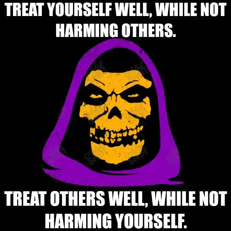 Skeletor meme shares kind life advice