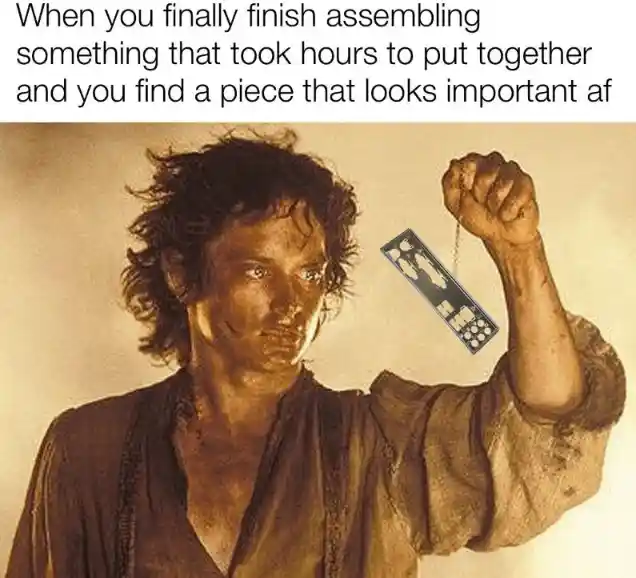 Extra part meme feels annoyed
