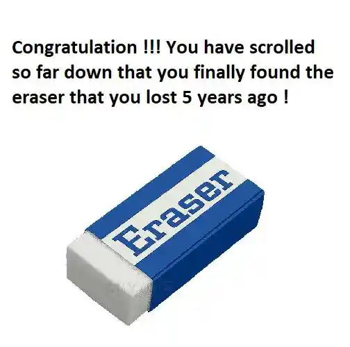 Eraser lost meme found after deep scroll
