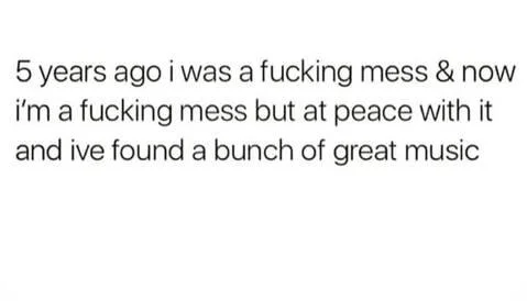 Peaceful mess meme loving great music