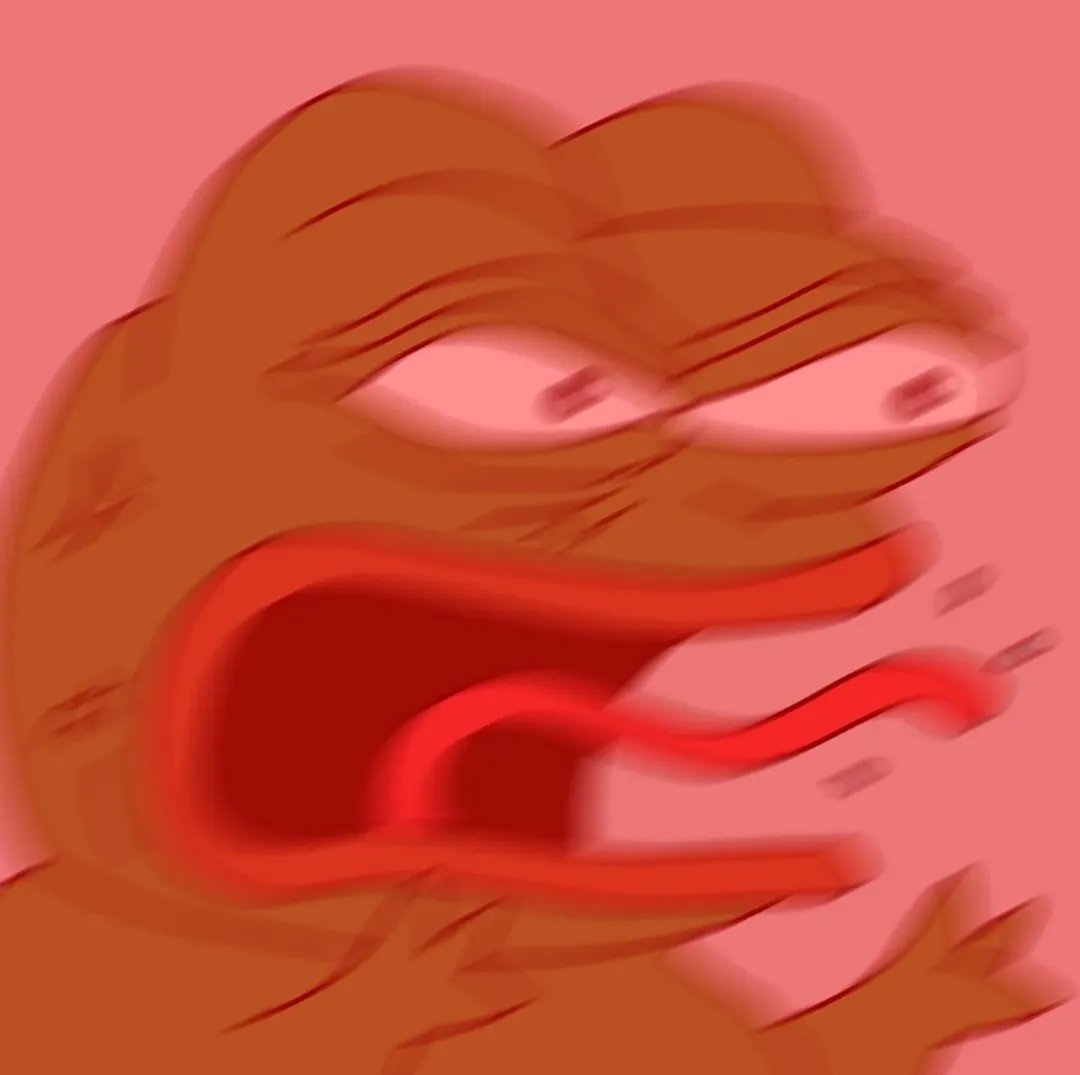 Angry pepe meme template