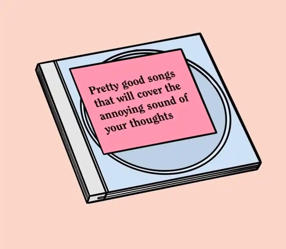 Music CD meme to quiet noisy thoughts