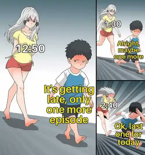 Ara ara chase meme chasing kid binging late