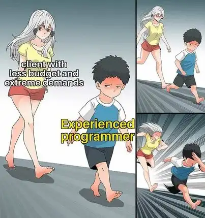 Ara ara chase meme dev flees demanding client