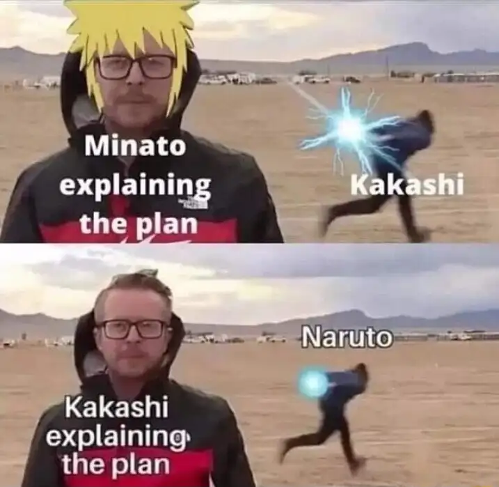 Area 51 naruto run meme ignoring plan
