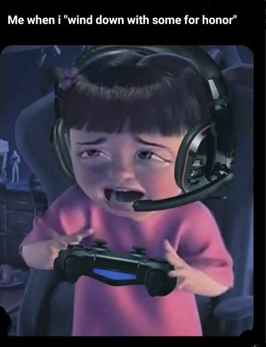 Crying boo meme crying playing for honor