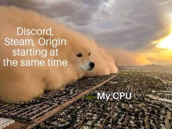 Dust storm dog meme hits CPU on multi launch