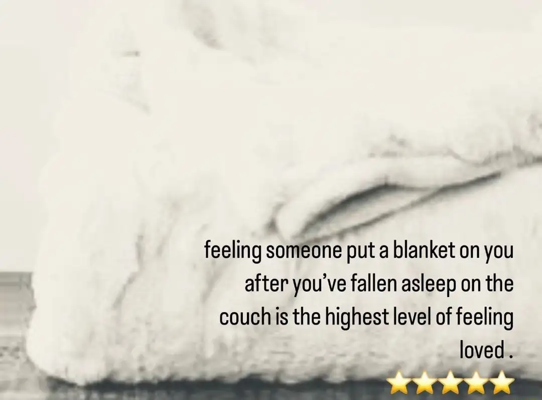 Couch nap blanket meme feeling so loved