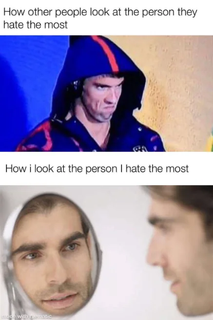 Look at most hated person meme funny annoyed