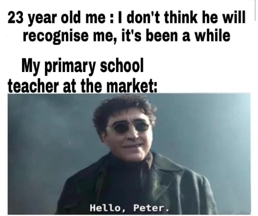 Primary teacher meme knows you at market