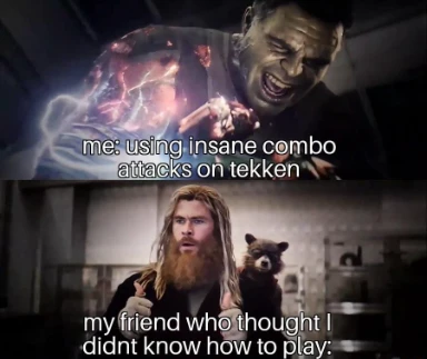 Impressed Thor meme approves Tekken insane combo play