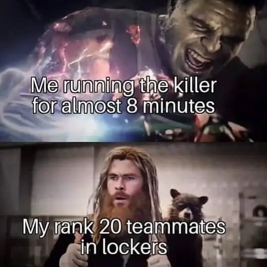 Impressed Thor meme praising kiting teammate
