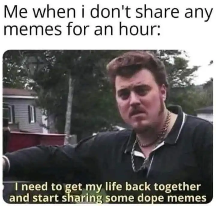 Meme withdrawal meme vowing to post dope memes
