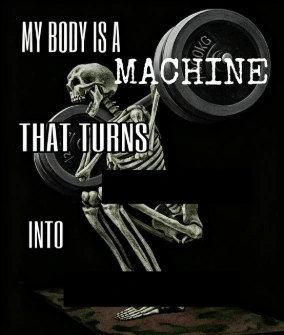 My body is machine meme template