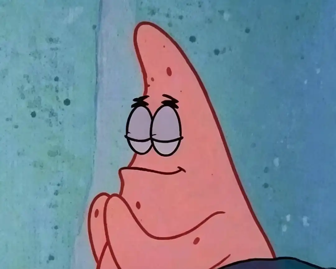Patrick praying meme template