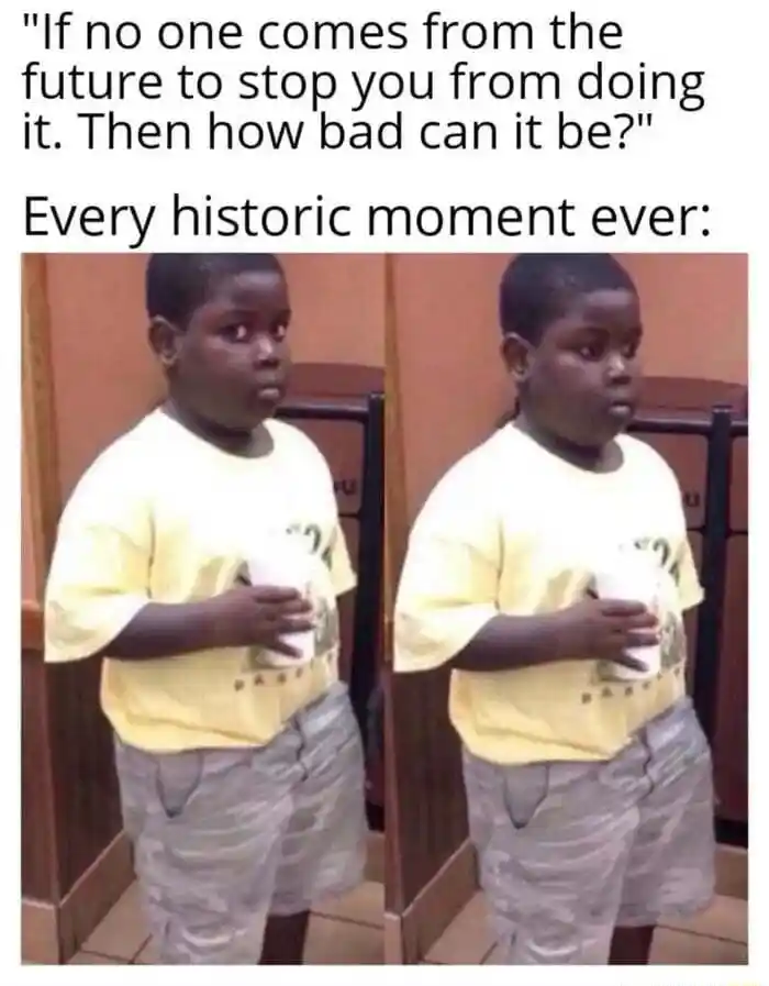 Popeyes kid meme sideyeing shocked at history