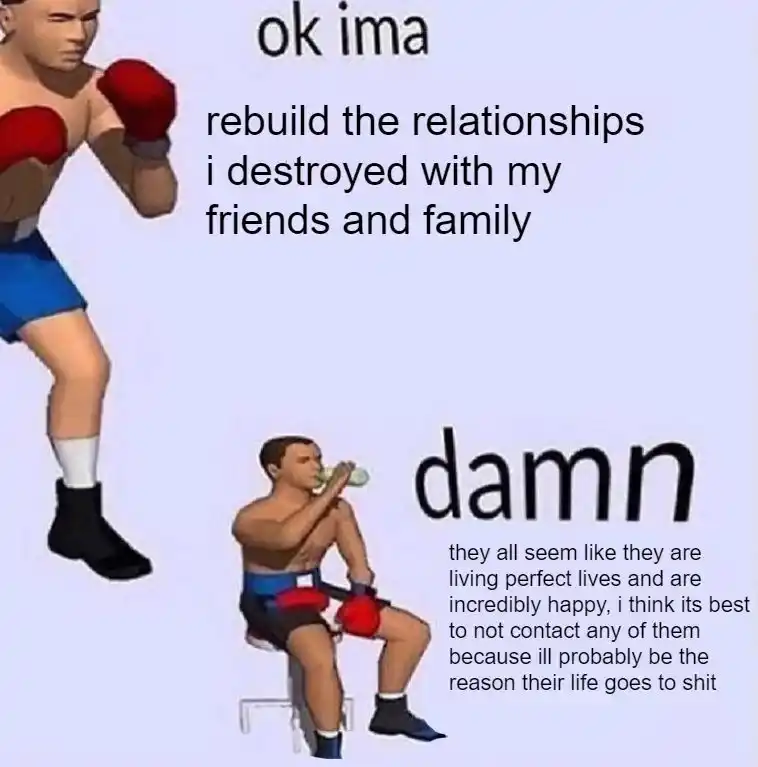 Fix relationships meme backing out right away